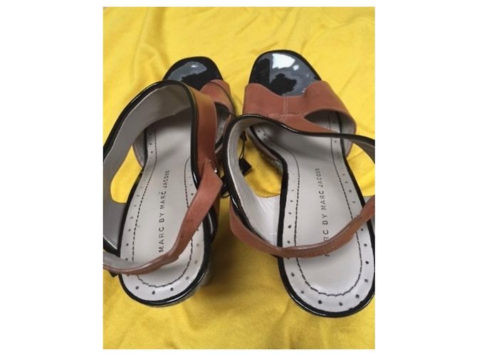 Mule con zeppa Marc Jacobs in pelle marrone Taglia 38 - vista 4