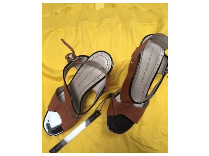 Mule con zeppa Marc Jacobs in pelle marrone Taglia 38 - vista 5