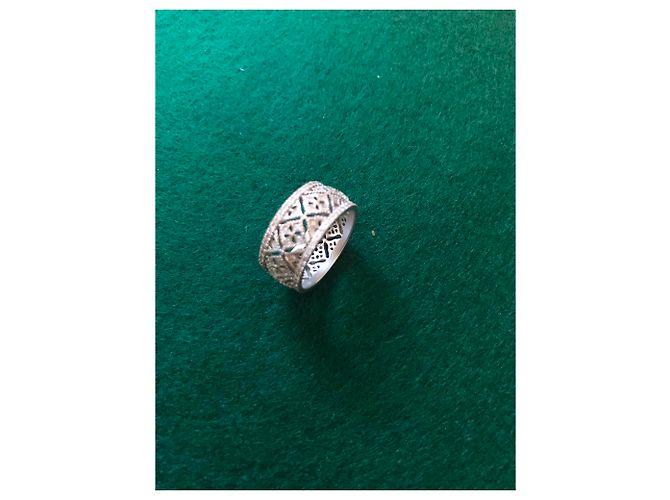 Autre Marque Anello Pizzo Montefiore Oro Bianco 18k Modello piccolo Argento - vista 4
