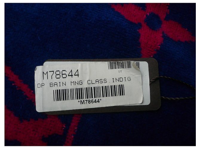 LOUIS VUITTON Toalla de playa MONOGRAM NUEVO Rosa Azul - vista 2