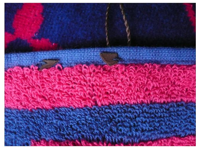 LOUIS VUITTON Toalla de playa MONOGRAM NUEVO Rosa Azul - vista 3