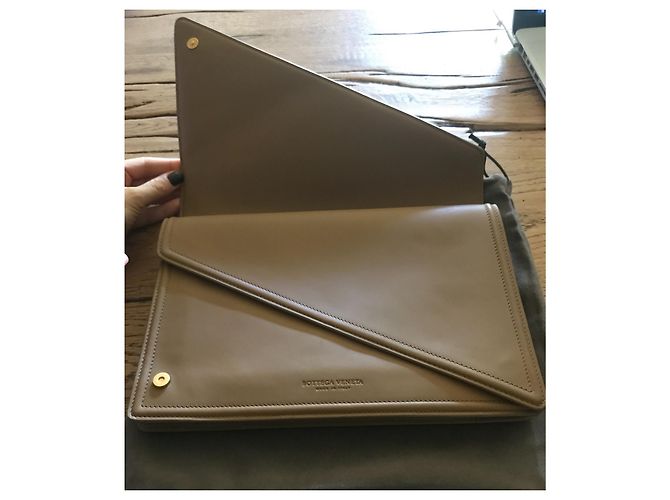 Bottega Veneta Borsa Matt Calf Ottone Camel New - Gold Nocciola Gold hardware - vista 4