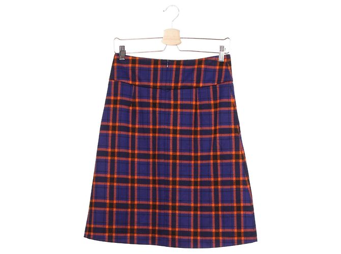Falda de tartán René Lezard Multicolor - vista 2