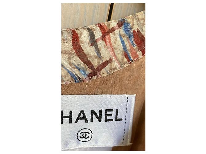 Cambon Chanel Chanet langes Kleid Mehrfarben - Ansicht 2