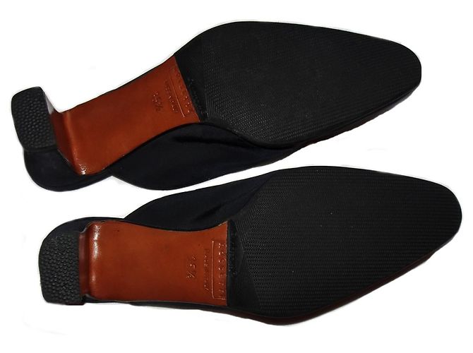 FRATELLI ROSSETI MULES AUS SCHWARZEM SATIN - Ansicht 3