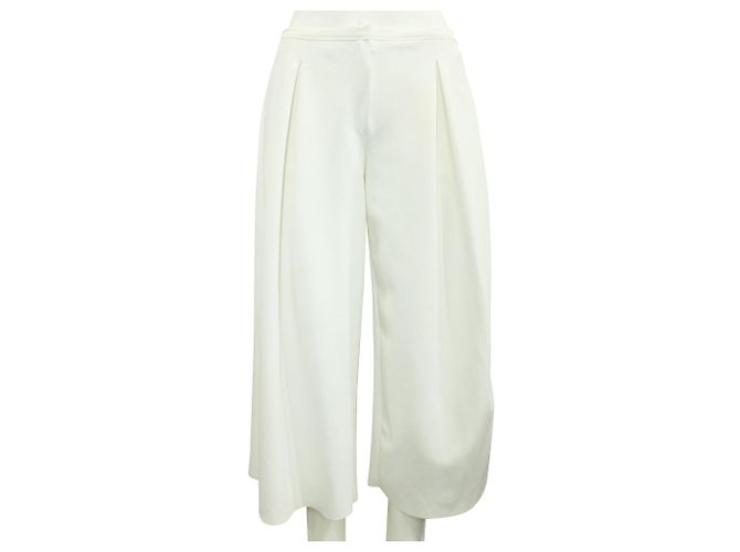 Emporio Armani Calça larga off white - vista 3