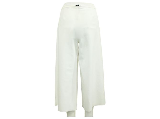 Emporio Armani Calça larga off white - vista 7