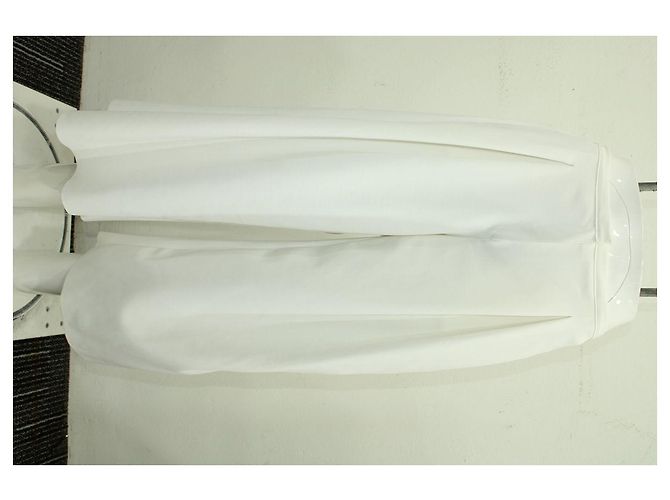Emporio Armani Calça larga off white - vista 9