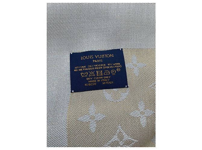 Louis Vuitton Lenços Bege Cinza - vista 5