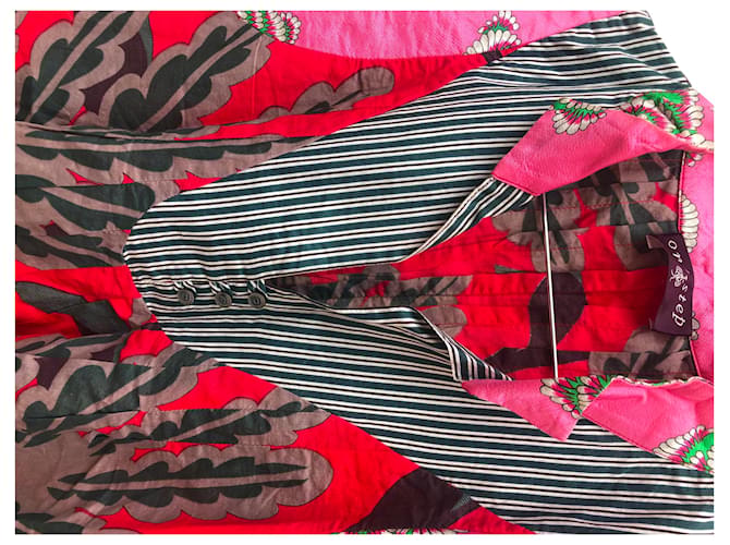Top sin mangas con estampado floral One step Algodón Viscosa Multicolor - vista 7