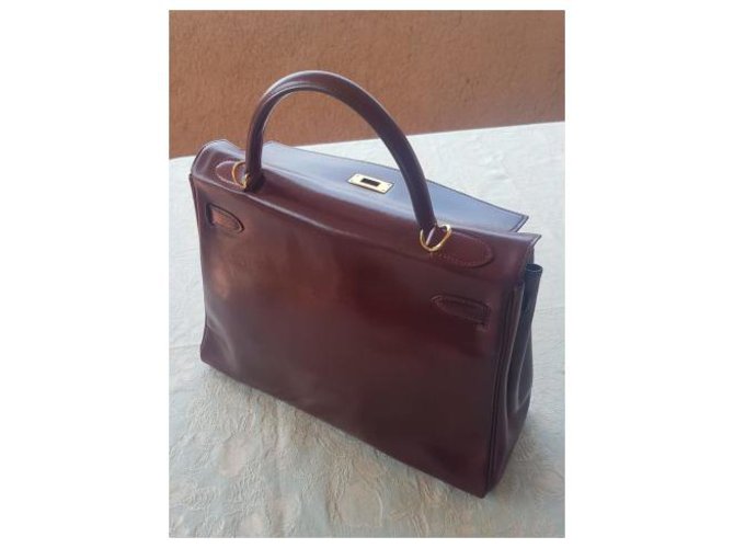 Hermès Kelly Burdeos - vista 13