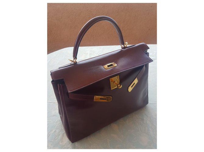 Hermès Kelly Burdeos - vista 16