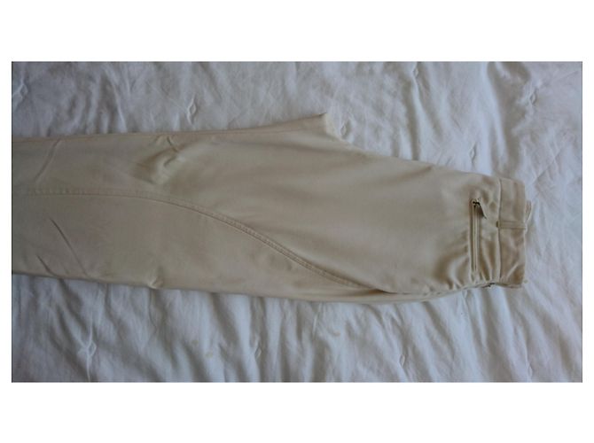 Hermès Pantalones, polainas Blanco roto - vista 5