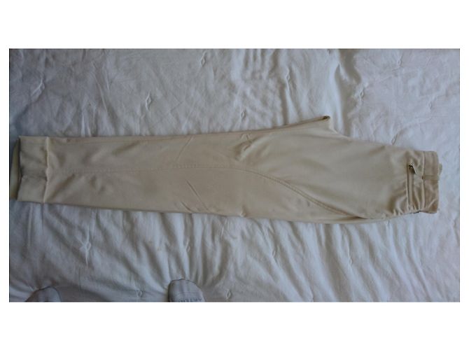 Hermès Pantalones, polainas Blanco roto - vista 6
