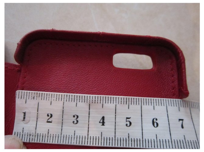 Chanel Iphone Shell Rosso - vista 5