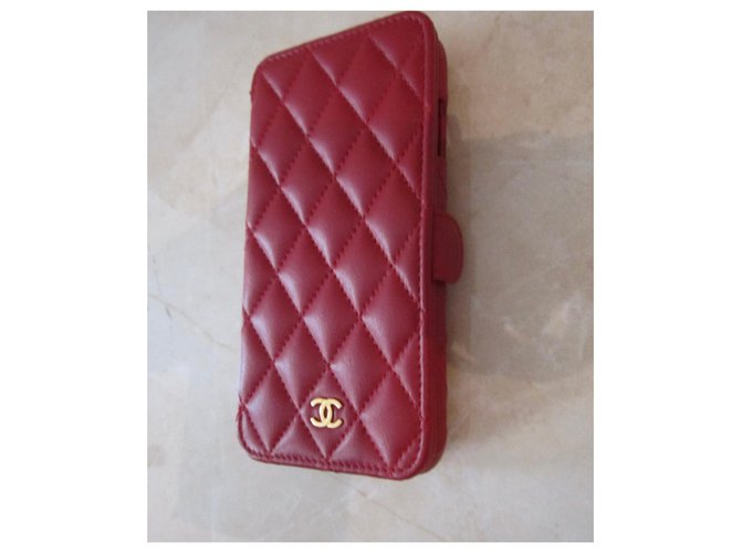 Chanel Iphone Shell Rosso - vista 7