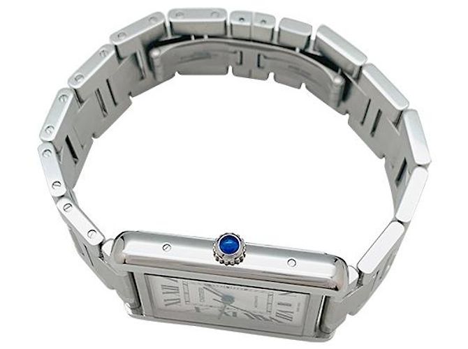 Relógio de aço Cartier "Tank Solo XL" - vista 2