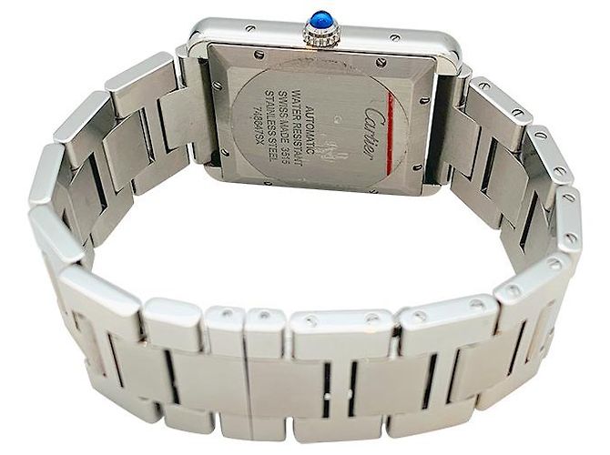 Relógio de aço Cartier "Tank Solo XL" - vista 4
