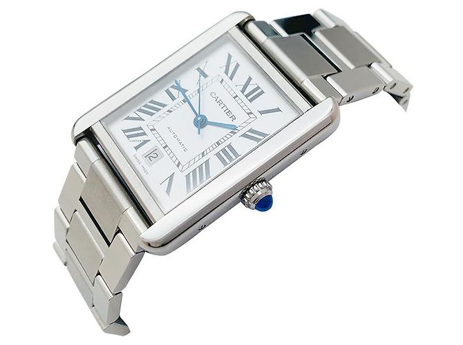 Relógio de aço Cartier "Tank Solo XL" - vista 6