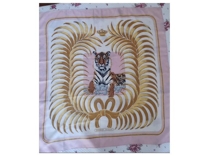 Hermès TIGRE REAL Rosa Dorado - vista 2