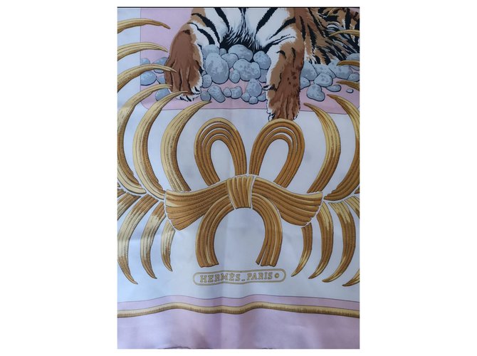 Hermès TIGRE REAL Rosa Dorado - vista 3