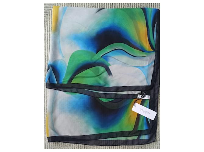 Bufanda de gasa de seda Vionnet 90x90 cm Multicolor - vista 2