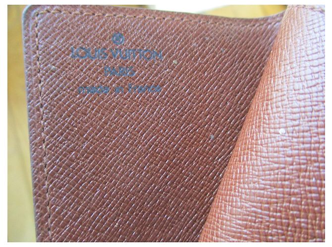 Louis Vuitton Visitenkartenhalter aus Canvas mit Monogramm. Braun - Ansicht 2