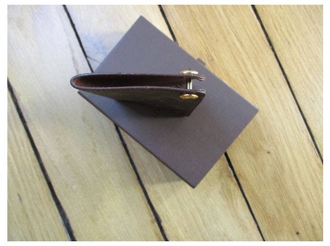 Louis Vuitton Visitenkartenhalter aus Canvas mit Monogramm. Braun - Ansicht 3