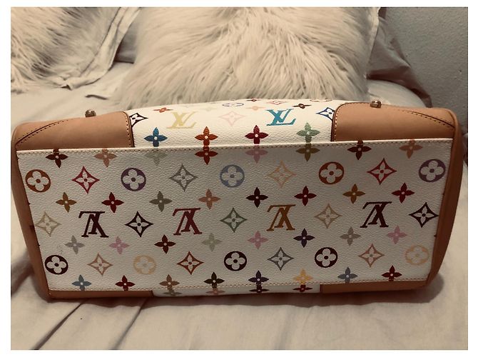 Louis Vuitton Leder Handtasche Mehrfarbig Mehrfarben - Ansicht 3
