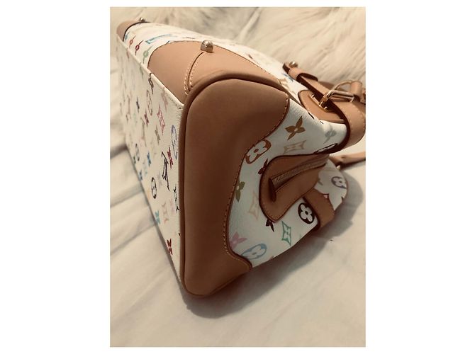 Louis Vuitton Leder Handtasche Mehrfarbig Mehrfarben - Ansicht 4