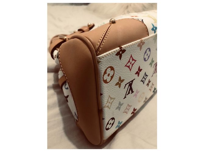 Louis Vuitton Leder Handtasche Mehrfarbig Mehrfarben - Ansicht 7