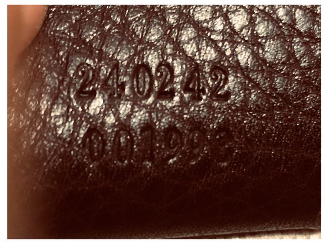 Bolsa de mão Gucci em couro marrom com alça de bambu - vista 15