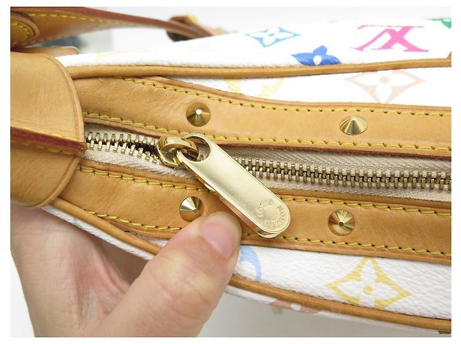 BORSA A MANO LOUIS VUITTON BOULOGNE IN BORSA A MANO MURAKAMI CON MONOGRAMMA Bianco - vista 15