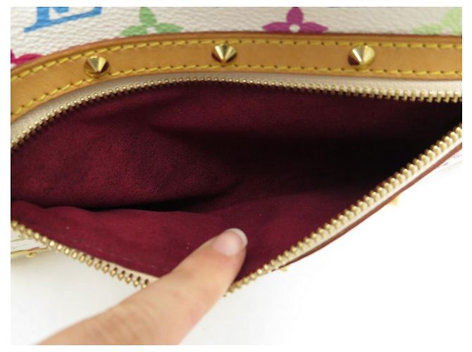 BORSA A MANO LOUIS VUITTON BOULOGNE IN BORSA A MANO MURAKAMI CON MONOGRAMMA Bianco - vista 18