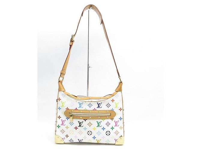 BORSA A MANO LOUIS VUITTON BOULOGNE IN BORSA A MANO MURAKAMI CON MONOGRAMMA Bianco - vista 2