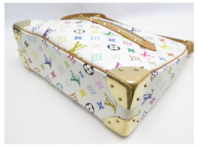 BORSA A MANO LOUIS VUITTON BOULOGNE IN BORSA A MANO MURAKAMI CON MONOGRAMMA Bianco - vista 4