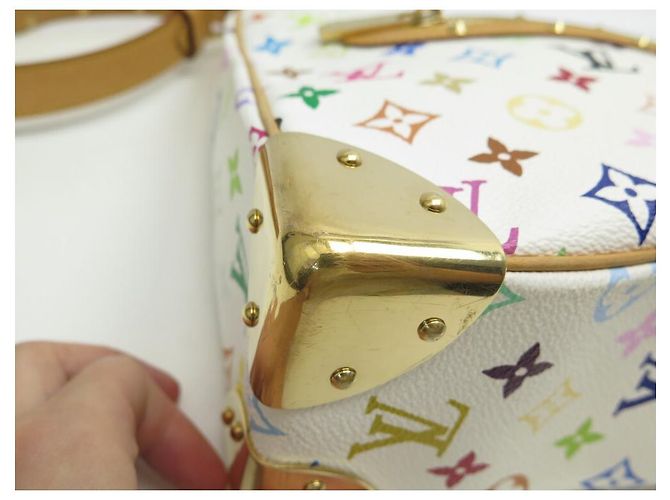 BORSA A MANO LOUIS VUITTON BOULOGNE IN BORSA A MANO MURAKAMI CON MONOGRAMMA Bianco - vista 6