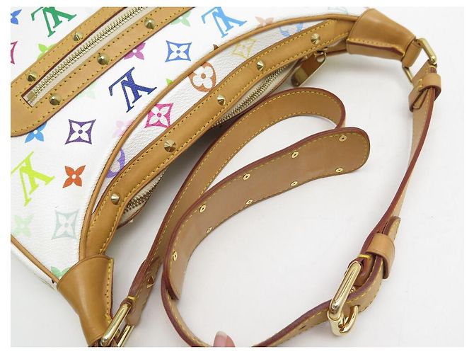 BORSA A MANO LOUIS VUITTON BOULOGNE IN BORSA A MANO MURAKAMI CON MONOGRAMMA Bianco - vista 7