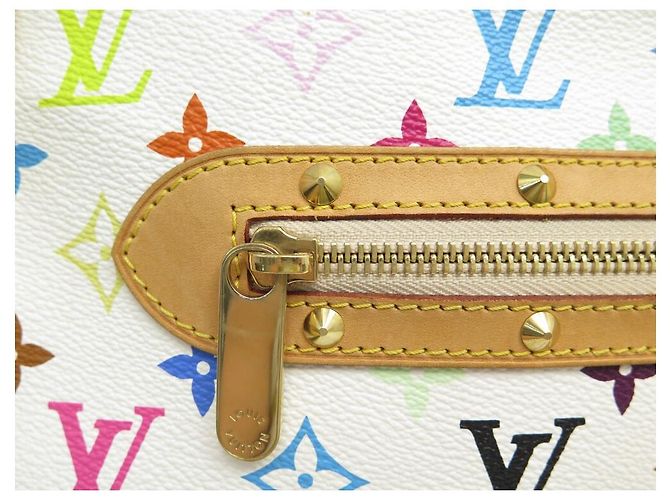 BORSA A MANO LOUIS VUITTON BOULOGNE IN BORSA A MANO MURAKAMI CON MONOGRAMMA Bianco - vista 9