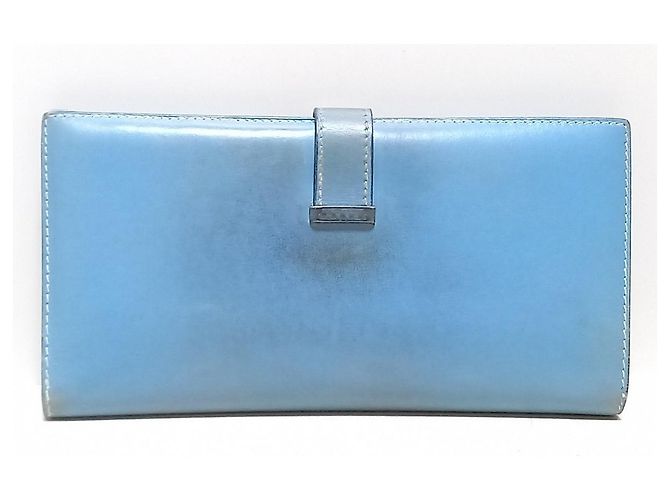 Hermès Hermes Bearn Bifold Geldbörse Blau - Ansicht 2