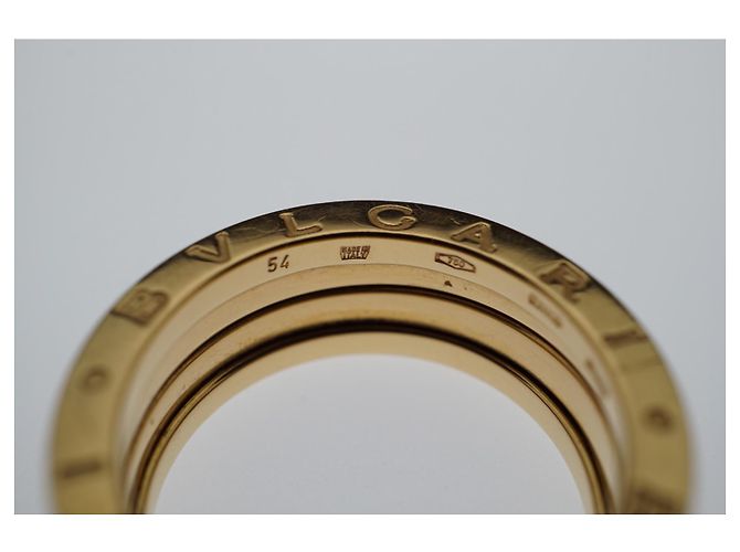 Bulgari Bvlgari B.Zero1 18K oro giallo 2-Band Ring Size 54 - vista 8