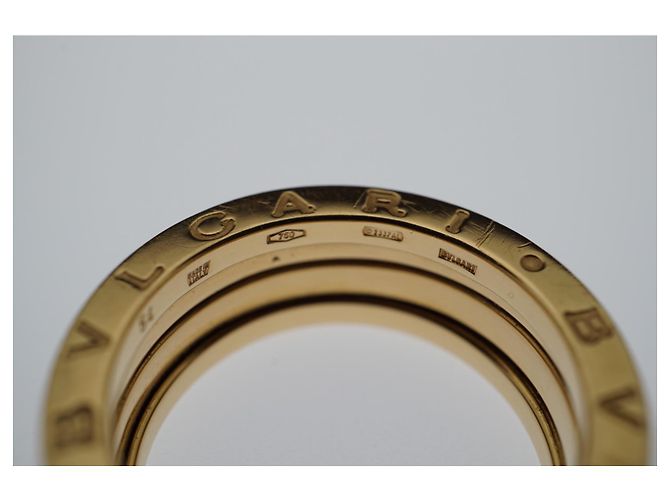 Bulgari Bvlgari B.Zero1 18K oro giallo 2-Band Ring Size 54 - vista 9
