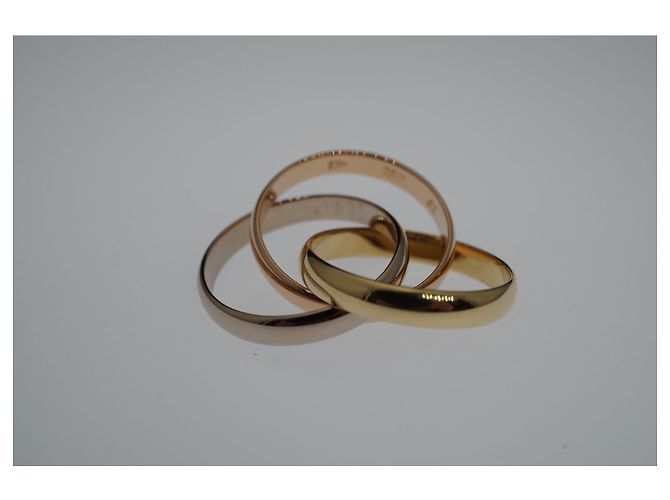 Love cartier, Anello Le Must De Cartier Trinity 18Anello in oro K. Gold hardware - vista 3
