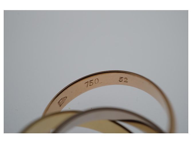 Love cartier, Anello Le Must De Cartier Trinity 18Anello in oro K. Gold hardware - vista 4