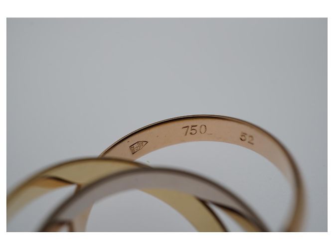 Love cartier, Anello Le Must De Cartier Trinity 18Anello in oro K. Gold hardware - vista 5