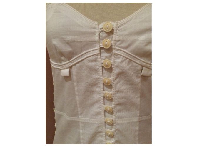 Vestido Chloé de algodón blanco talla 40 - vista 3