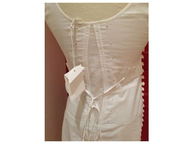 Vestido Chloé de algodón blanco talla 40 - vista 6