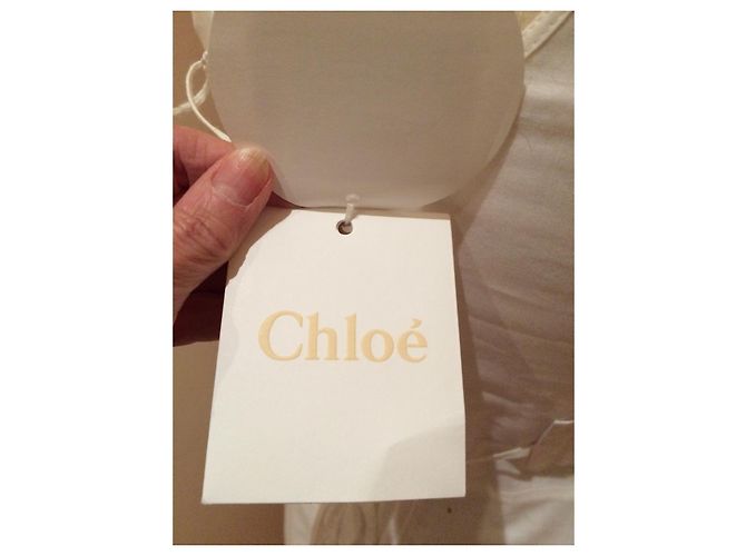Vestido Chloé de algodón blanco talla 40 - vista 7