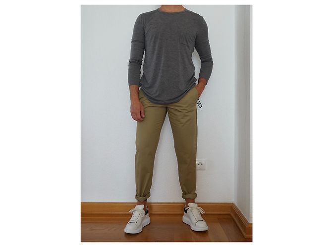 Suéter Alexander Wang Cinza de Jersey de Manga Comprida - vista 3