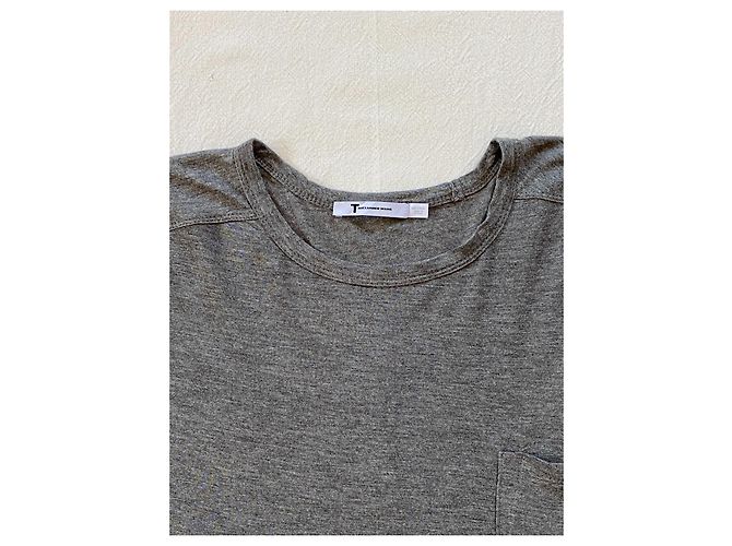 Suéter Alexander Wang Cinza de Jersey de Manga Comprida - vista 7